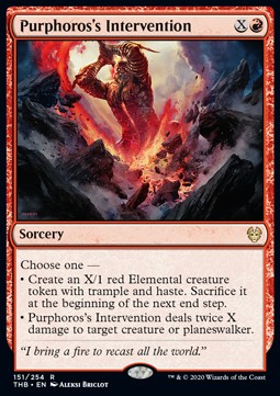 Purphoros's Intervention - Theros Beyond Death (Rare) [THB-151] - JotaCards - Tu Tienda de TCG