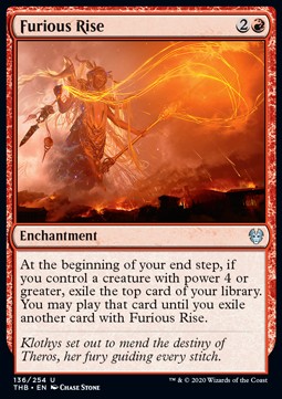 Furious Rise - Theros Beyond Death (Uncommon) [THB-136] - JotaCards - Tu Tienda de TCG
