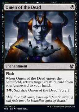 Omen of the Dead - Theros Beyond Death (Common) [THB-110] - JotaCards - Tu Tienda de TCG
