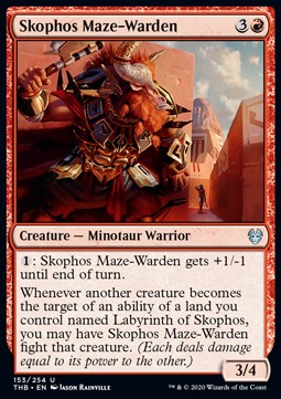 Skophos Maze-Warden - Theros Beyond Death (Uncommon) [THB-153] - JotaCards - Tu Tienda de TCG