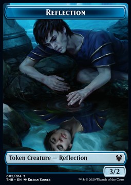 Reflection Token (Blue 3/2) - Theros Beyond Death: Extras (Token) [XTHB-T05] - JotaCards - Tu Tienda de TCG