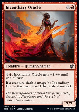 Incendiary Oracle - Theros Beyond Death (Common) [THB-140] - JotaCards - Tu Tienda de TCG