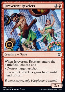Irreverent Revelers - Theros Beyond Death (Common) [THB-143] - JotaCards - Tu Tienda de TCG