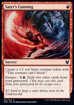 Satyr's Cunning - Theros Beyond Death (Common) [THB-152] - JotaCards - Tu Tienda de TCG