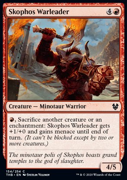 Skophos Warleader - Theros Beyond Death (Common) [THB-154] - JotaCards - Tu Tienda de TCG