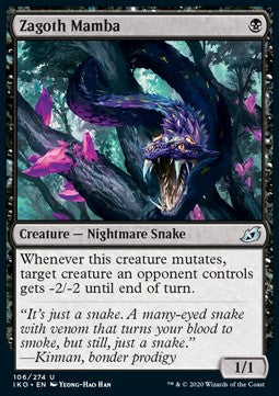 Zagoth Mamba - Ikoria: Lair of Behemoths (Uncommon) [IKO-106] - JotaCards - Tu Tienda de TCG