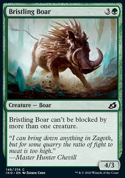 Bristling Boar - Ikoria: Lair of Behemoths (Common) [IKO-146] - JotaCards - Tu Tienda de TCG