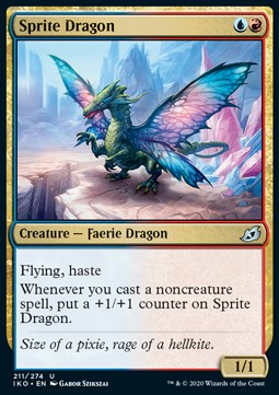 Sprite Dragon - Ikoria: Lair of Behemoths (Uncommon) [IKO-211] - JotaCards - Tu Tienda de TCG