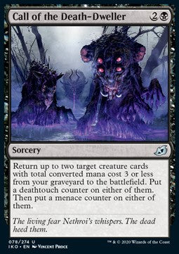 Call of the Death-Dweller - Ikoria: Lair of Behemoths (Uncommon) [IKO-78] - JotaCards - Tu Tienda de TCG
