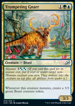 Trumpeting Gnarr - Ikoria: Lair of Behemoths (Uncommon) [IKO-213] - JotaCards - Tu Tienda de TCG