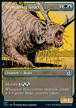 Trumpeting Gnarr - Ikoria: Lair of Behemoths: Extras (Uncommon) [XIKO-307] - JotaCards - Tu Tienda de TCG