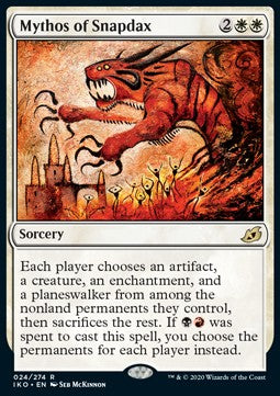 Mythos of Snapdax - Ikoria: Lair of Behemoths (Rare) [IKO-24] - JotaCards - Tu Tienda de TCG