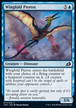 Wingfold Pteron - Ikoria: Lair of Behemoths (Common) [IKO-71] - JotaCards - Tu Tienda de TCG