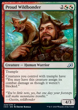 Proud Wildbonder - Ikoria: Lair of Behemoths (Uncommon) [IKO-229] - JotaCards - Tu Tienda de TCG