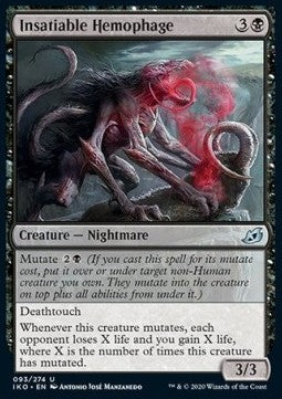 Insatiable Hemophage - Ikoria: Lair of Behemoths (Uncommon) [IKO-93] - JotaCards - Tu Tienda de TCG