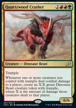 Quartzwood Crasher - Ikoria: Lair of Behemoths (Rare) [IKO-201] - JotaCards - Tu Tienda de TCG