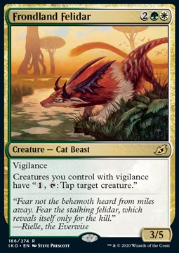 Frondland Felidar - Ikoria: Lair of Behemoths (Rare) [IKO-186] - JotaCards - Tu Tienda de TCG