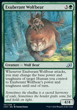 Exuberant Wolfbear - Ikoria: Lair of Behemoths (Uncommon) [IKO-151] - JotaCards - Tu Tienda de TCG