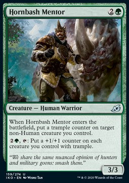 Hornbash Mentor - Ikoria: Lair of Behemoths (Uncommon) [IKO-159] - JotaCards - Tu Tienda de TCG