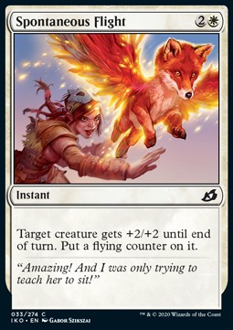 Spontaneous Flight - Ikoria: Lair of Behemoths (Common) [IKO-33] - JotaCards - Tu Tienda de TCG