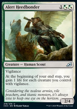 Alert Heedbonder - Ikoria: Lair of Behemoths (Uncommon) [IKO-218] - JotaCards - Tu Tienda de TCG