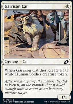 Garrison Cat - Ikoria: Lair of Behemoths (Common) [IKO-14] - JotaCards - Tu Tienda de TCG