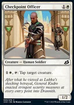 Checkpoint Officer - Ikoria: Lair of Behemoths (Common) [IKO-5] - JotaCards - Tu Tienda de TCG