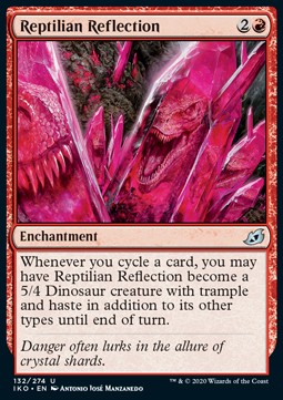 Reptilian Reflection - Ikoria: Lair of Behemoths (Uncommon) [IKO-132] - JotaCards - Tu Tienda de TCG