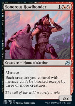 Sonorous Howlbonder - Ikoria: Lair of Behemoths (Uncommon) [IKO-230] - JotaCards - Tu Tienda de TCG
