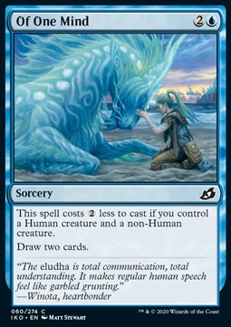Of One Mind - Ikoria: Lair of Behemoths (Common) [IKO-60] - JotaCards - Tu Tienda de TCG