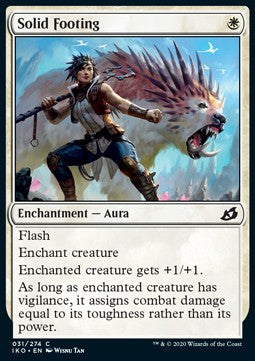 Solid Footing - Ikoria: Lair of Behemoths (Common) [IKO-31] - JotaCards - Tu Tienda de TCG