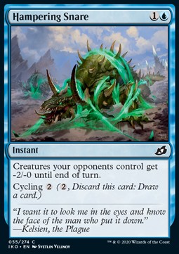Hampering Snare - Ikoria: Lair of Behemoths (Common) [IKO-55] - JotaCards - Tu Tienda de TCG