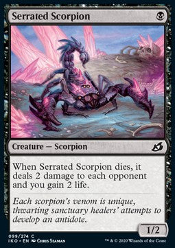 Serrated Scorpion - Ikoria: Lair of Behemoths (Common) [IKO-99] - JotaCards - Tu Tienda de TCG