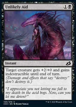 Unlikely Aid - Ikoria: Lair of Behemoths (Common) [IKO-103] - JotaCards - Tu Tienda de TCG