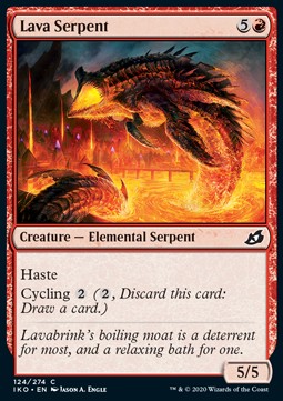 Lava Serpent - Ikoria: Lair of Behemoths (Common) [IKO-124] - JotaCards - Tu Tienda de TCG