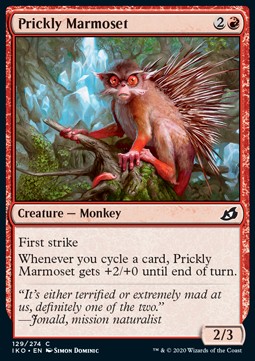 Prickly Marmoset - Ikoria: Lair of Behemoths (Common) [IKO-129] - JotaCards - Tu Tienda de TCG