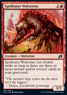 Spelleater Wolverine - Ikoria: Lair of Behemoths (Common) [IKO-137] - JotaCards - Tu Tienda de TCG