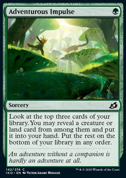 Adventurous Impulse - Ikoria: Lair of Behemoths (Common) [IKO-142] - JotaCards - Tu Tienda de TCG