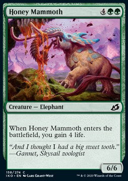 Honey Mammoth - Ikoria: Lair of Behemoths (Common) [IKO-158] - JotaCards - Tu Tienda de TCG