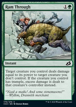 Ram Through - Ikoria: Lair of Behemoths (Common) [IKO-170] - JotaCards - Tu Tienda de TCG