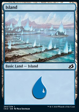 Island (V.3) - Ikoria: Lair of Behemoths (Land) [IKO-265] - JotaCards - Tu Tienda de TCG