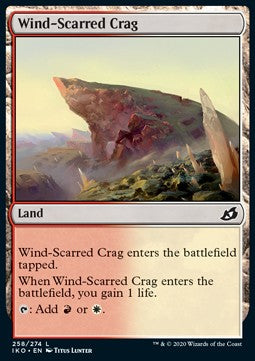 Wind-Scarred Crag - Ikoria: Lair of Behemoths (Common) [IKO-258] - JotaCards - Tu Tienda de TCG