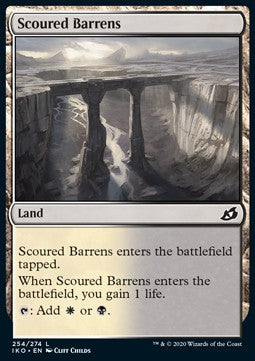 Scoured Barrens - Ikoria: Lair of Behemoths (Common) [IKO-254] - JotaCards - Tu Tienda de TCG