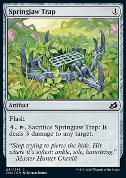 Springjaw Trap - Ikoria: Lair of Behemoths (Common) [IKO-241] - JotaCards - Tu Tienda de TCG