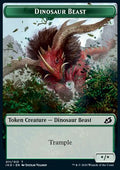 Dinosaur Beast Token (Green */*) - Ikoria: Lair of Behemoths: Extras (Token) [XIKO-T11] - JotaCards - Tu Tienda de TCG