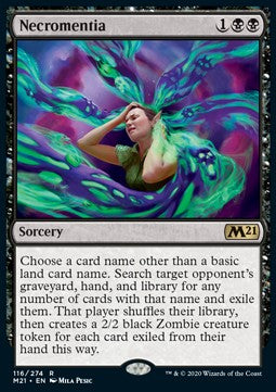 Necromentia - Core 2021 (Rare) [M21-116] - JotaCards - Tu Tienda de TCG