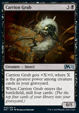 Carrion Grub - Core 2021 (Uncommon) [M21-92] - JotaCards - Tu Tienda de TCG