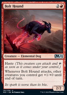 Bolt Hound - Core 2021 (Uncommon) [M21-131] - JotaCards - Tu Tienda de TCG