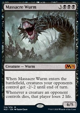 Massacre Wurm - Core 2021 (Mythic) [M21-114] - JotaCards - Tu Tienda de TCG