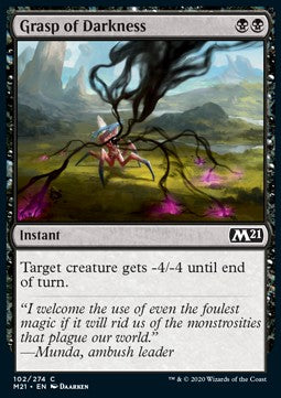 Grasp of Darkness - Core 2021 (Common) [M21-102] - JotaCards - Tu Tienda de TCG